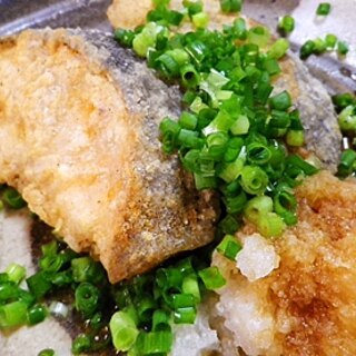 銀鱈揚げ焼きのおろし添え